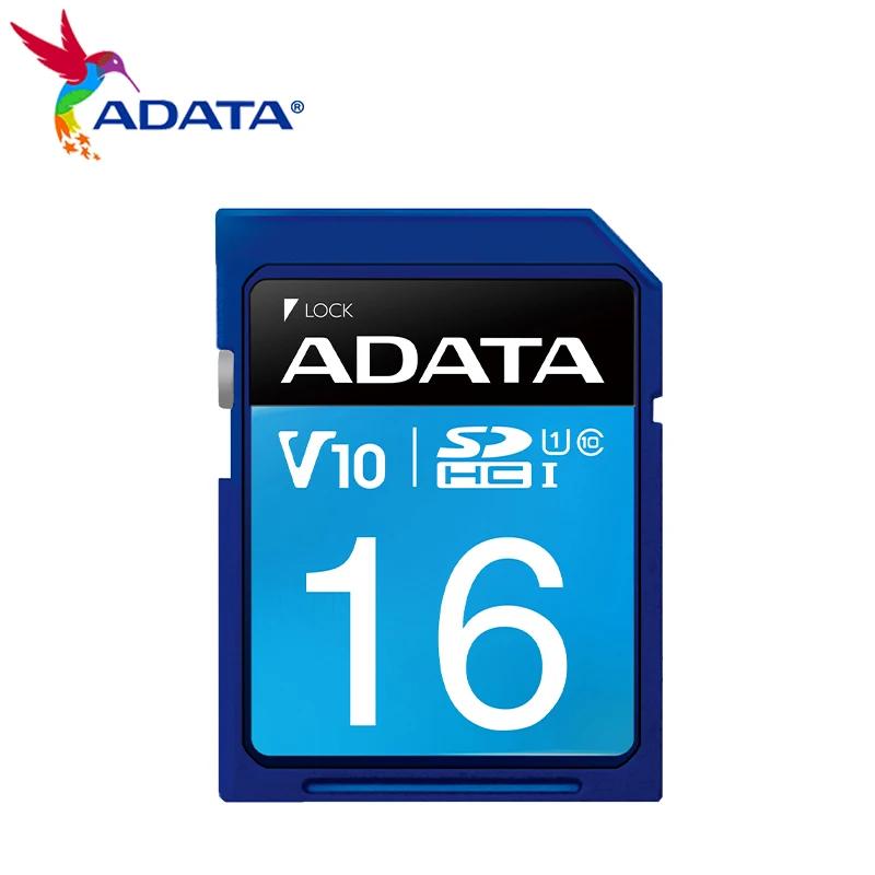 ADATA SD ī ̾ 64GB 32GB 16GB SDHC C10 SDXC UHS-I ޸ ī, V10 Ǯ HD  ӵ, ī޶ ũž  ī